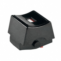 NKK Switches - AT466 - CAP ROCKER RECT BLK/RED/WHT LENS