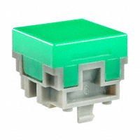 NKK Switches - AT476FJ - CAP PUSHBUTTON SQUARE GREEN