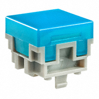 NKK Switches - AT476GJ - CAP PUSHBUTTON SQUARE BLUE
