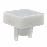 NKK Switches - AT485BG - CAP PUSHBUTTON SQUARE WHITE/BLUE