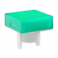 NKK Switches - AT485FF - CAP PUSHBUTTON SQUARE GREEN