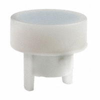 NKK Switches - AT486BG - CAP PUSHBUTTON ROUND WHITE/BLUE