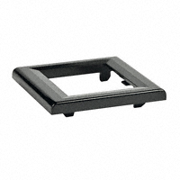 NKK Switches - AT9201A - BEZEL BLACK POLY FOR MLW SERIES