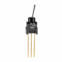 NKK Switches - B12EW - SWITCH TOGGLE SPDT 0.4VA 28V