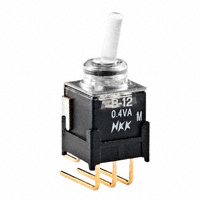 NKK Switches - B12JJHF - SWITCH TOGGLE SPDT 0.4VA 28V