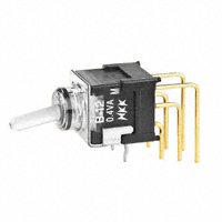 NKK Switches - B12JJVF - SWITCH TOGGLE SPDT 0.4VA 28V