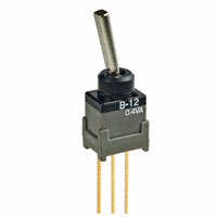 NKK Switches - B12JP - SWITCH TOGGLE SPDT 0.4VA 28V