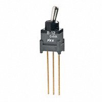 NKK Switches - B12JW - SWITCH TOGGLE SPDT 0.4VA 28V