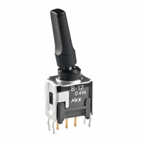 NKK Switches - B12KB-BA - SWITCH TOGGLE SPDT 0.4VA 28V