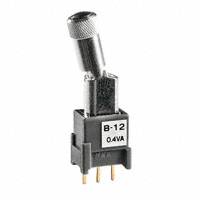 NKK Switches - B12LP - SWITCH TOGGLE SPDT 0.4VA 28V