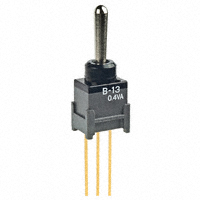 NKK Switches - B13AW - SWITCH TOGGLE SPDT 0.4VA 28V