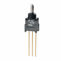 NKK Switches - B13JW - SWITCH TOGGLE SPDT 0.4VA 28V