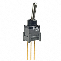 NKK Switches - B15AW - SWITCH TOGGLE SPDT 0.4VA 28V