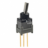 NKK Switches - B15HP - SWITCH TOGGLE SPDT 0.4VA 28V