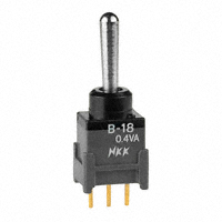 NKK Switches - B18AP - SWITCH TOGGLE SPDT 0.4VA 28V