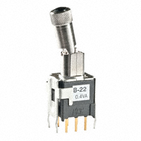 NKK Switches - B22LB - SWITCH TOGGLE DPDT 0.4VA 28V