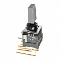 NKK Switches - B23KV-AH - SWITCH TOGGLE DPDT 0.4VA 28V