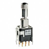 NKK Switches - B23LB - SWITCH TOGGLE DPDT 0.4VA 28V
