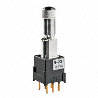 NKK Switches - B23LP - SWITCH TOGGLE DPDT 0.4VA 28V