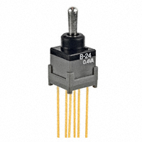 NKK Switches - B24JV - SWITCH TOGGLE SP3T 0.4VA 28V
