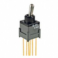 NKK Switches - B25JW - SWITCH TOGGLE DPDT 0.4VA 28V