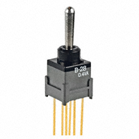 NKK Switches - B28AW - SWITCH TOGGLE DPDT 0.4VA 28V