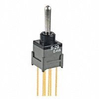 NKK Switches - B29AW - SWITCH TOGGLE DPDT 0.4VA 28V