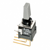 NKK Switches - B29KV-AH - SWITCH TOGGLE DPDT 0.4VA 28V
