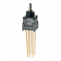 NKK Switches - B29KW - SWITCH TOGGLE DPDT 0.4VA 28V