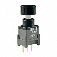 NKK Switches - BB15AP-HA - SWITCH PUSH SPDT 0.4VA 28V