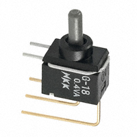 NKK Switches - G18AV - SWITCH TOGGLE SPDT 0.4VA 28V