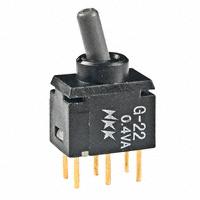 NKK Switches - G22AP - SWITCH TOGGLE DPDT 0.4VA 28V