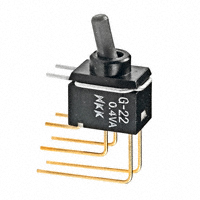 NKK Switches - G22AV - SWITCH TOGGLE DPDT 0.4VA 28V