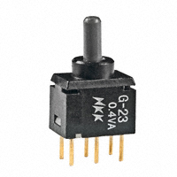NKK Switches - G23AP - SWITCH TOGGLE DPDT 0.4VA 28V