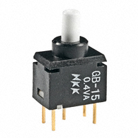 NKK Switches - GB15AP - SWITCH PUSH SPDT 0.4VA 28V