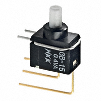 NKK Switches - GB15AV - SWITCH PUSH SPDT 0.4VA 28V