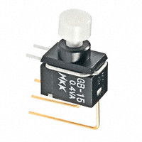 NKK Switches - GB15AV-XB - SWITCH PUSH SPDT 0.4VA 28V