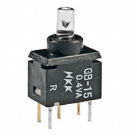 NKK Switches - GB15JPC - SWITCH PUSH SPDT 0.4VA 28V