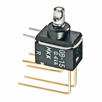 NKK Switches - GB15JVC - SWITCH PUSH SPDT 0.4VA 28V