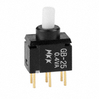 NKK Switches - GB25AP - SWITCH PUSH DPDT 0.4VA 28V