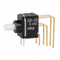 NKK Switches - GB25AV - SWITCH PUSH DPDT 0.4VA 28V