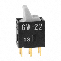 NKK Switches - GW22LHP - SWITCH ROCKER DPDT 0.4VA 28V