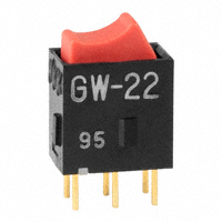 NKK Switches - GW22RCP - SWITCH ROCKER DPDT 0.4VA 28V