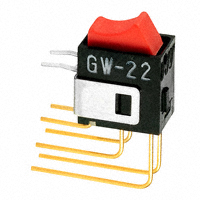 NKK Switches - GW22RCV - SWITCH ROCKER DPDT 0.4VA 28V