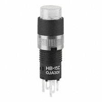 NKK Switches - HB15CKW01-5F-JB - SWITCH PUSH SPDT 0.1A 30V