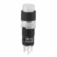 NKK Switches - HB15CKW01-6F-JB - SWITCH PUSH SPDT 0.1A 30V