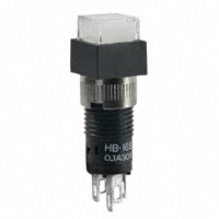 NKK Switches - HB16SKW01-5D-JB - SWITCH PUSH SPDT 0.1A 30V