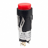 NKK Switches - KB15MKG01-CC - SWITCH PUSH SPDT 0.4VA 28V