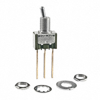 NKK Switches - M2012S3S1G06 - SWITCH TOGGLE SPDT 0.4VA 28V
