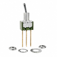 NKK Switches - M2012SS1G06 - SWITCH TOGGLE SPDT 0.4VA 28V